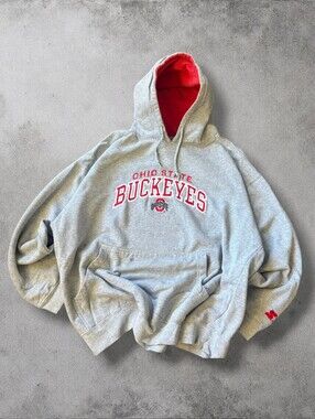 Vintage Starter Ohio State Buckeyes NCAA Football Collegiate Hoodie Mens XL